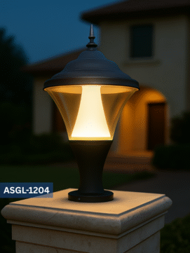 AriGlow Modern Pillar Light Design For Main Gate Decoration Or Outdoor